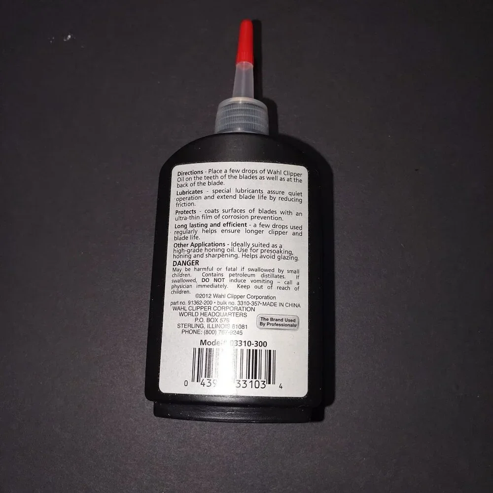 Wahl Hair Clipper Blade Oil 4 Oz For Lubricating & Preserving Clipper Blades-NEW